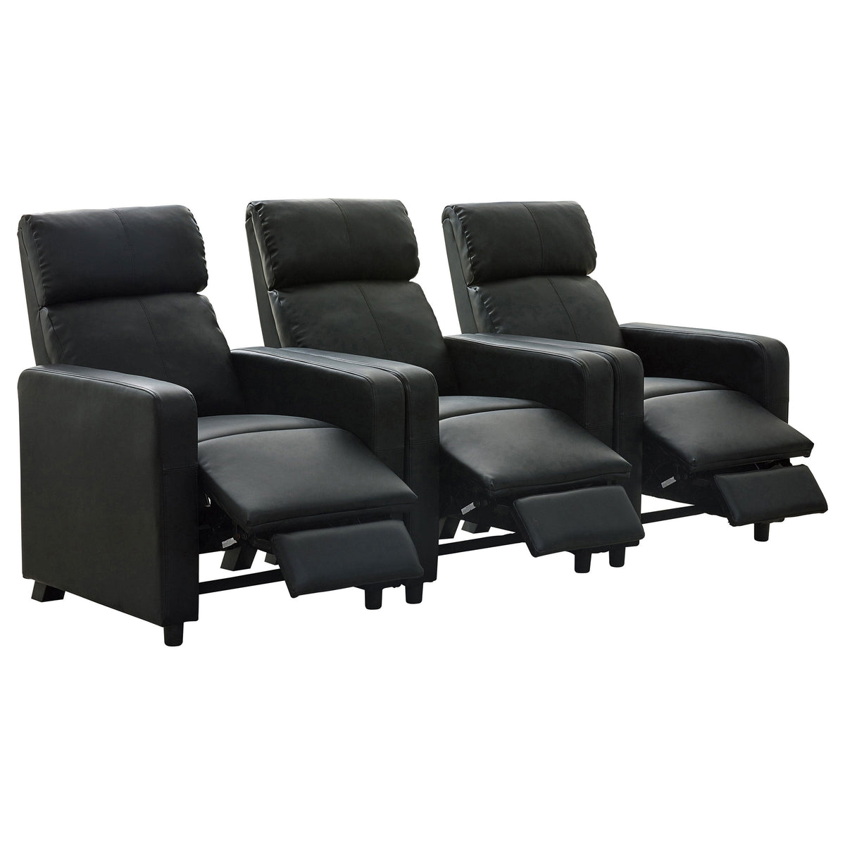 Toohey Upholstered Home Theater Storage Wedge Console