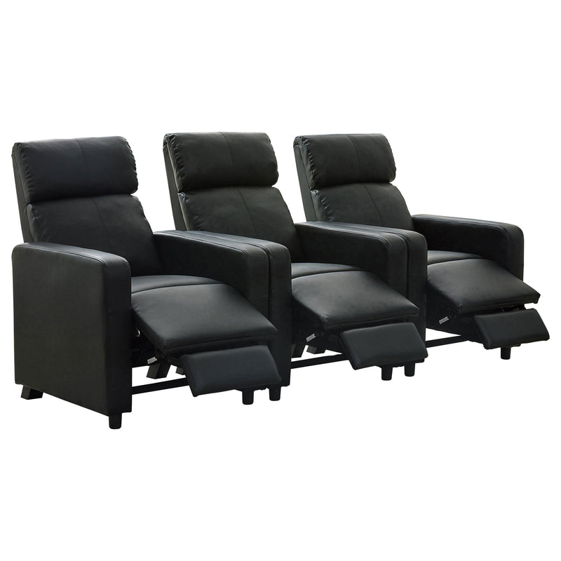 Toohey Upholstered Home Theater Storage Wedge Console