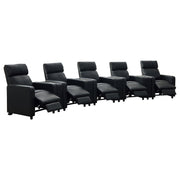 Toohey Upholstered Home Theater Storage Wedge Console