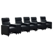 Toohey Upholstered Home Theater Storage Wedge Console