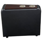 Toohey Upholstered Home Theater Storage Wedge Console