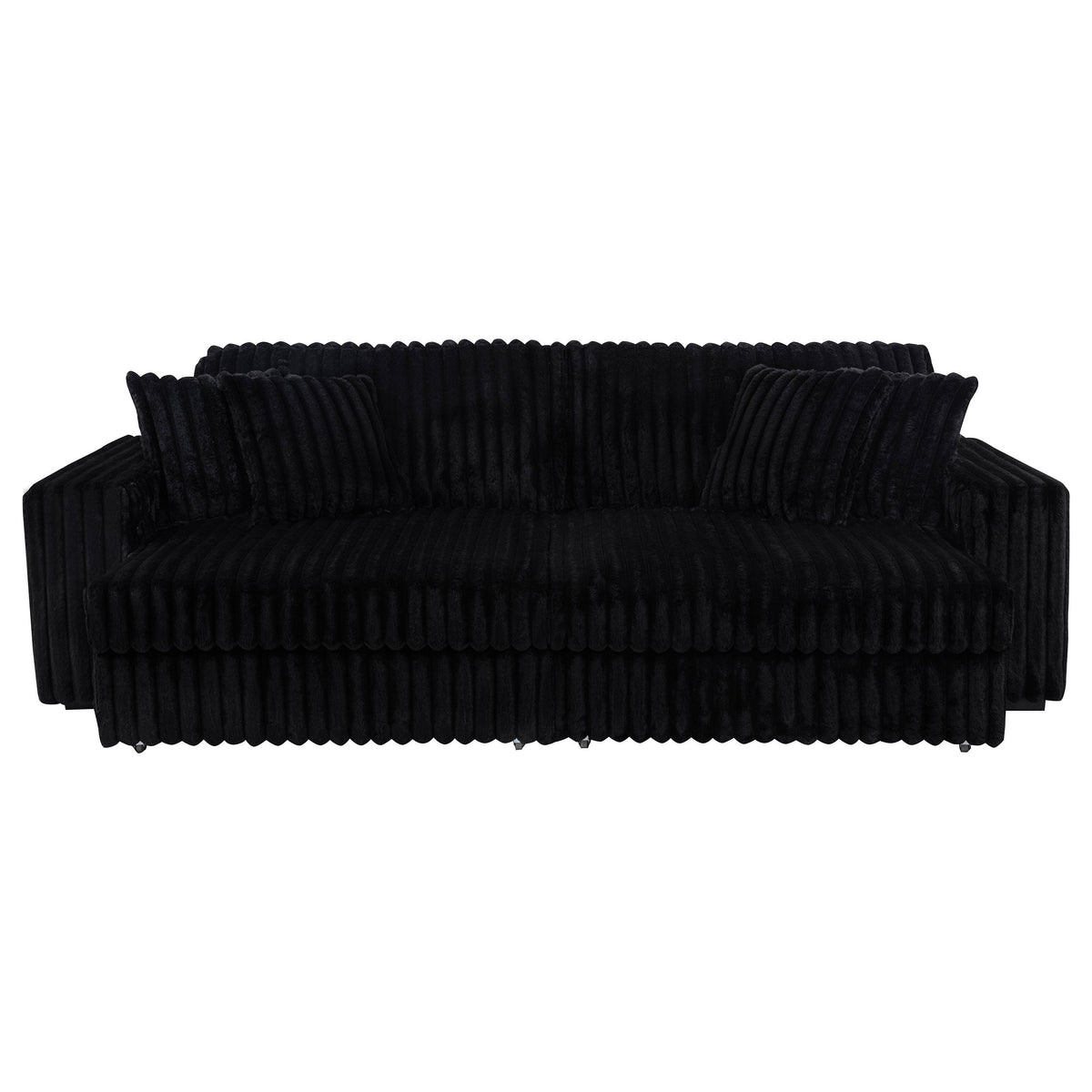 Jacana Corduroy Upholstered Dual Power Chaise Sofa