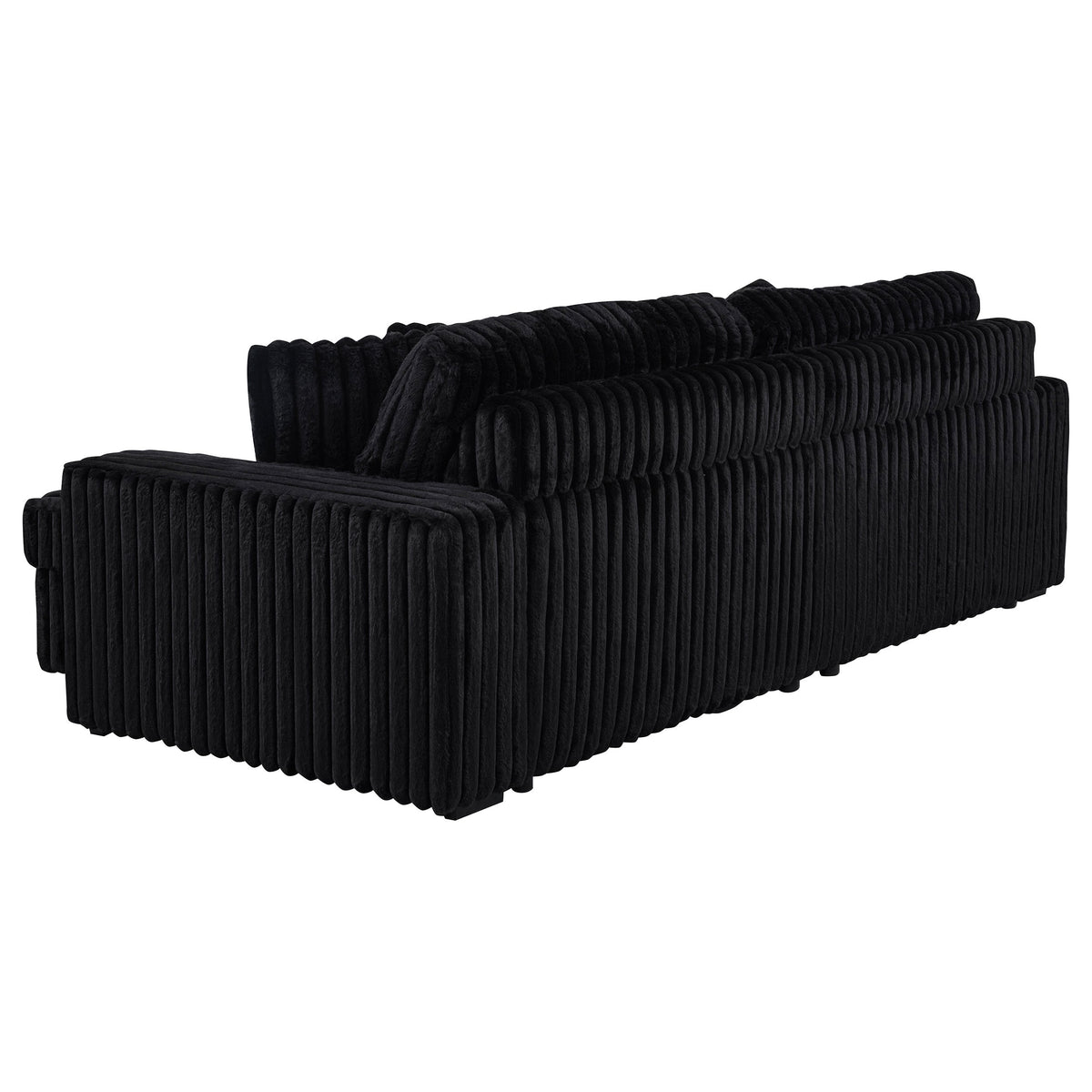 Jacana Corduroy Upholstered Dual Power Chaise Sofa