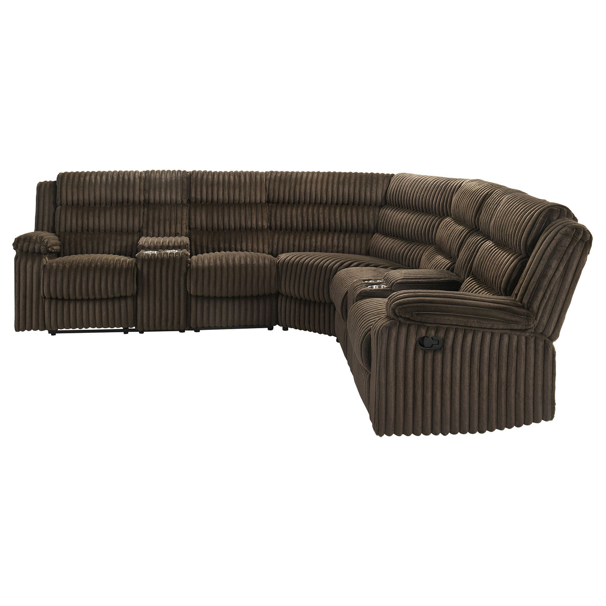 Atkinson Upholstered Reclining Sectional Sofa