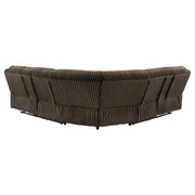 Atkinson Upholstered Reclining Sectional Sofa