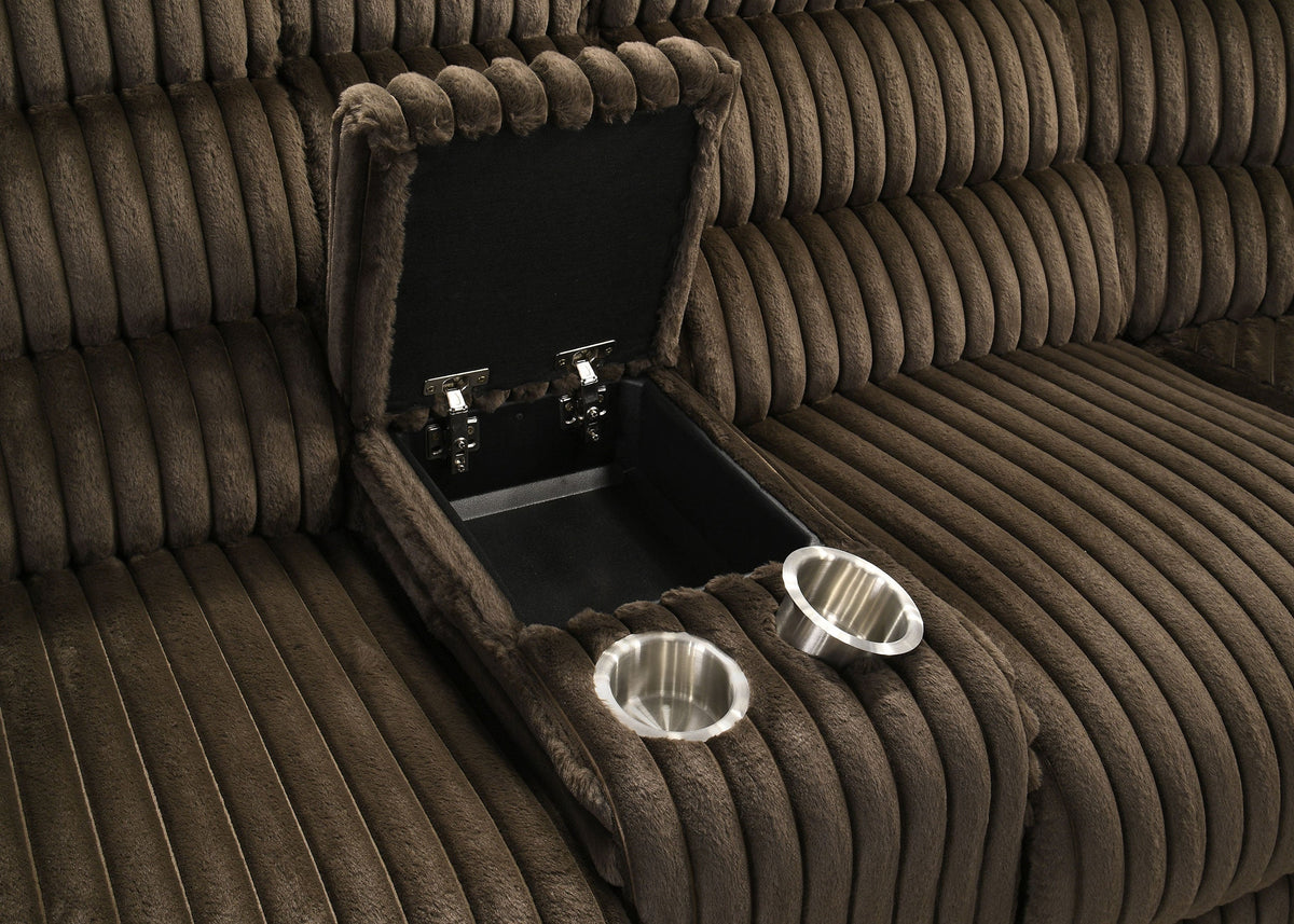 Atkinson Upholstered Reclining Sectional Sofa