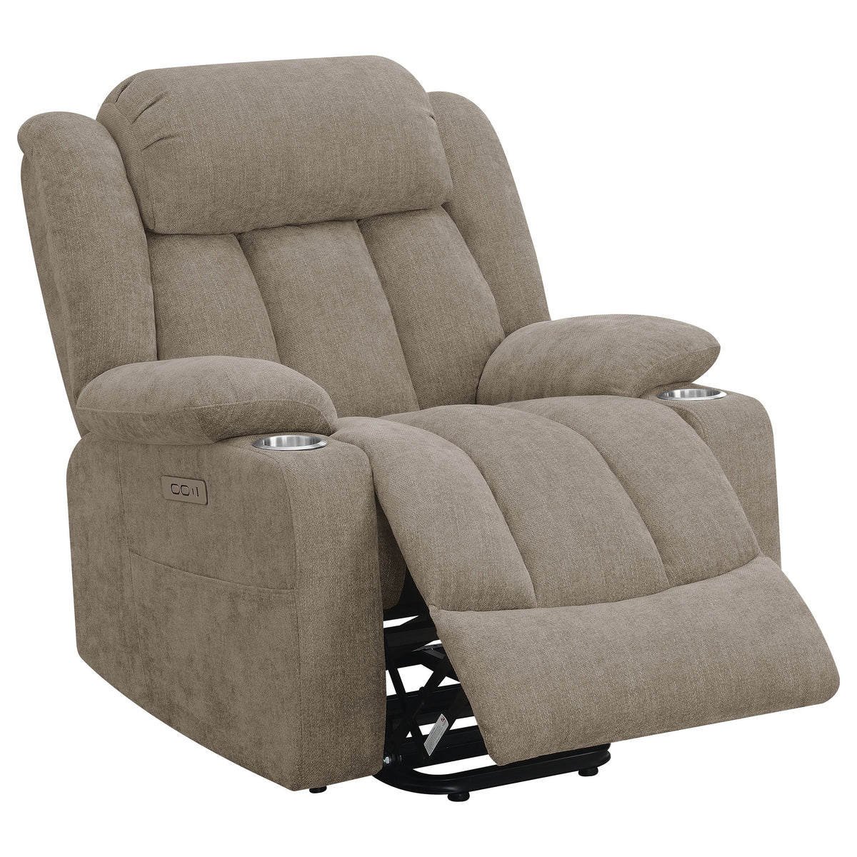 Houston Upholstered Power Lift Recliner Chair
