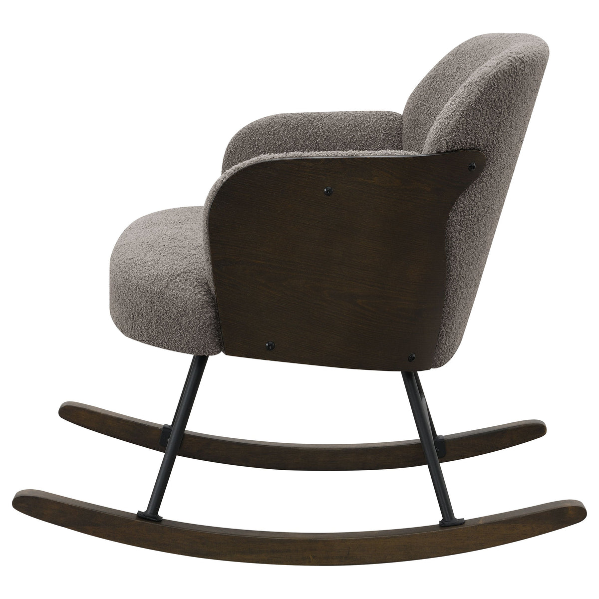 Paige Boucle Upholstered Mid Back Roc Chair