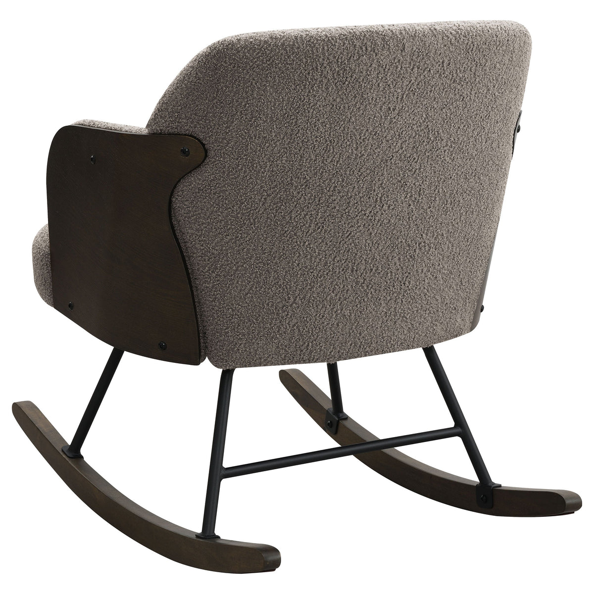 Paige Boucle Upholstered Mid Back Roc Chair