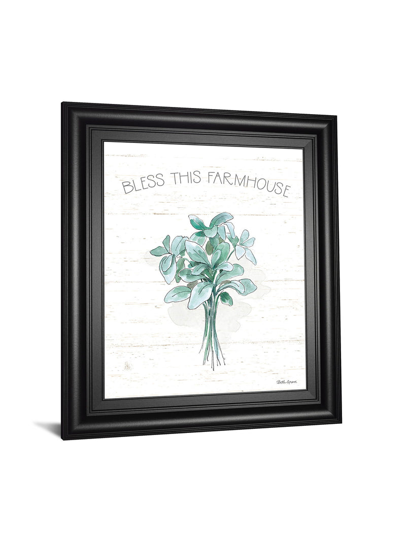 Farmhouse Cotton VI By Beth Grove - Framed Print Wall Art - White