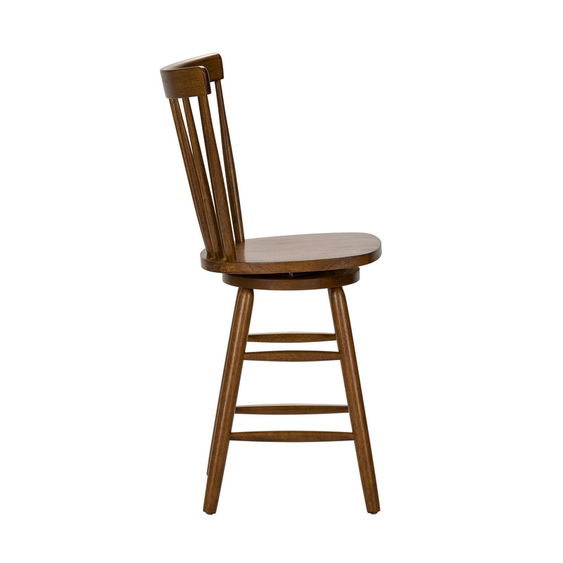 Creations - Swivel Counter Chair - Tobacco