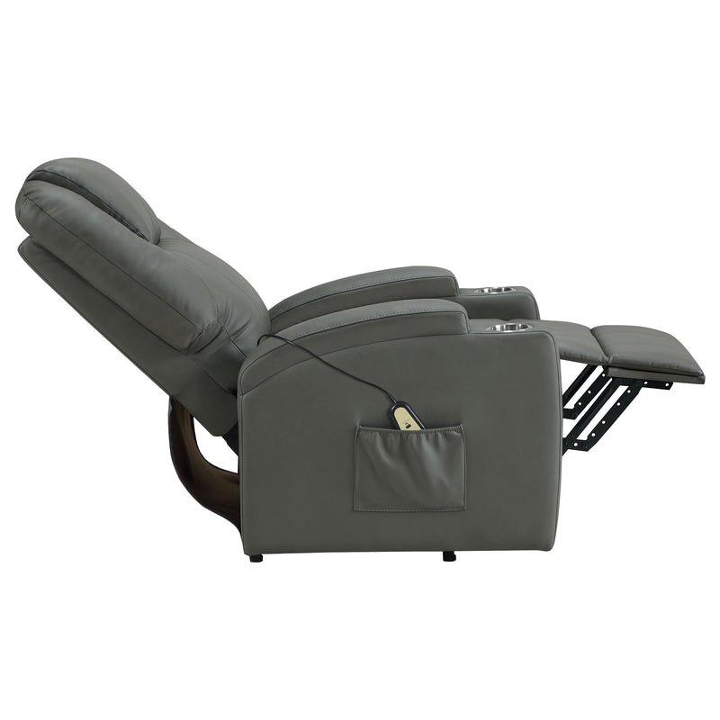 Armstrong Upholstered Power Lift Massage Recliner