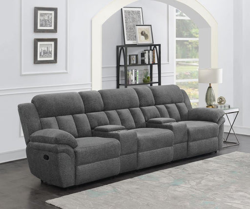 Bahrain 5-piece Upholstered Home Theater Seating Charcoal Default Title