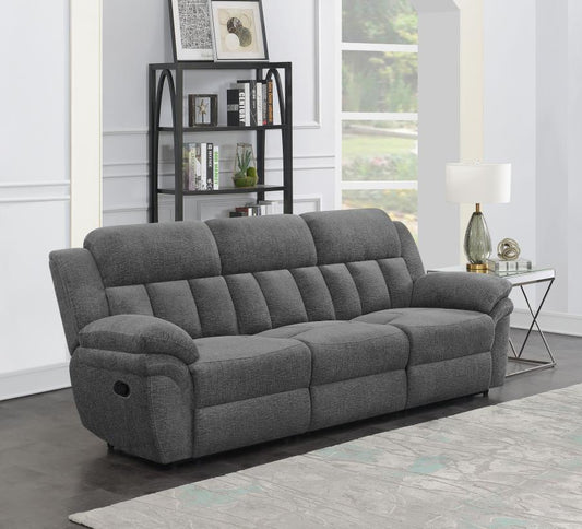 Bahrain Upholstered Motion Sofa Charcoal Default Title