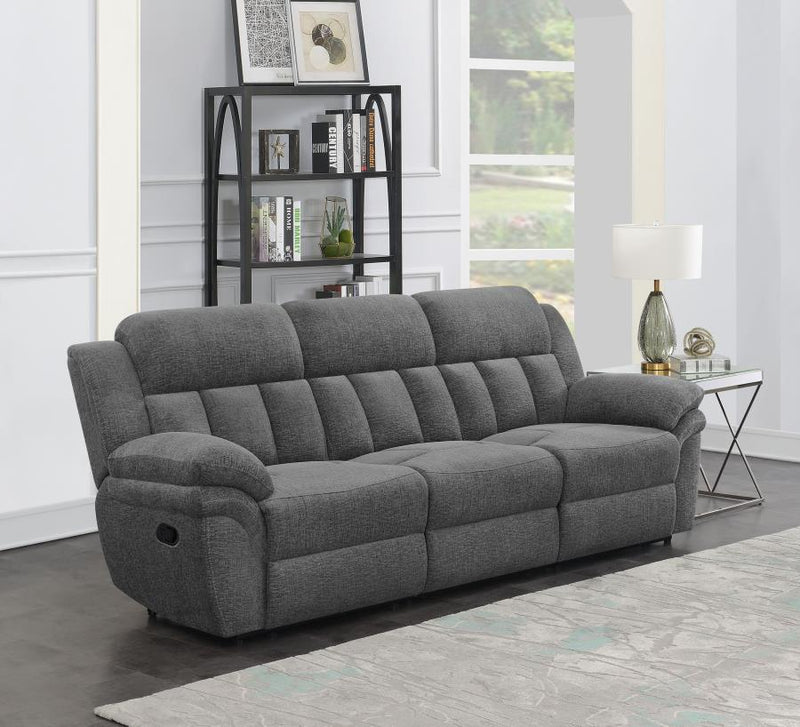 Bahrain Upholstered Motion Sofa Charcoal Default Title