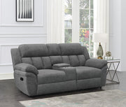 Bahrain Upholstered Motion Loveseat Charcoal Default Title
