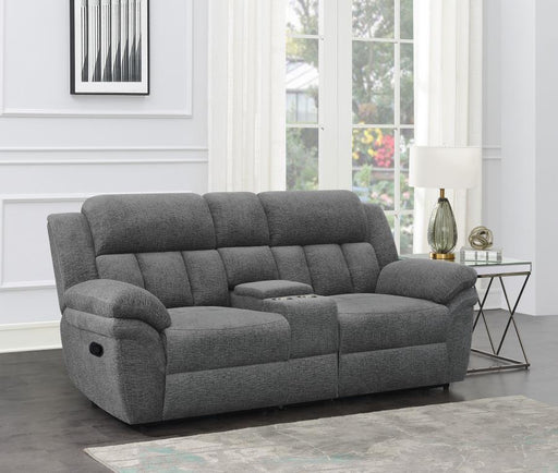 Bahrain Upholstered Motion Loveseat Charcoal Default Title