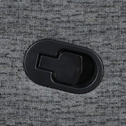 Bahrain Upholstered Glider Recliner Charcoal