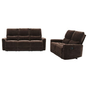 Navarro Upholstered Reclining Sofa Set