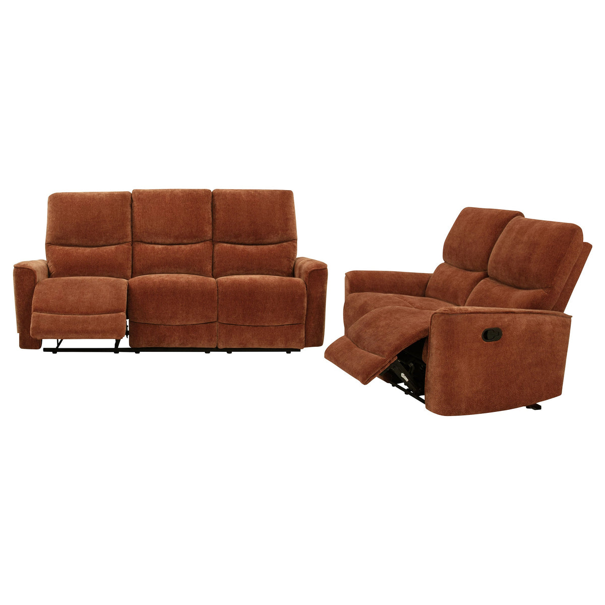 Navarro Upholstered Reclining Sofa Set