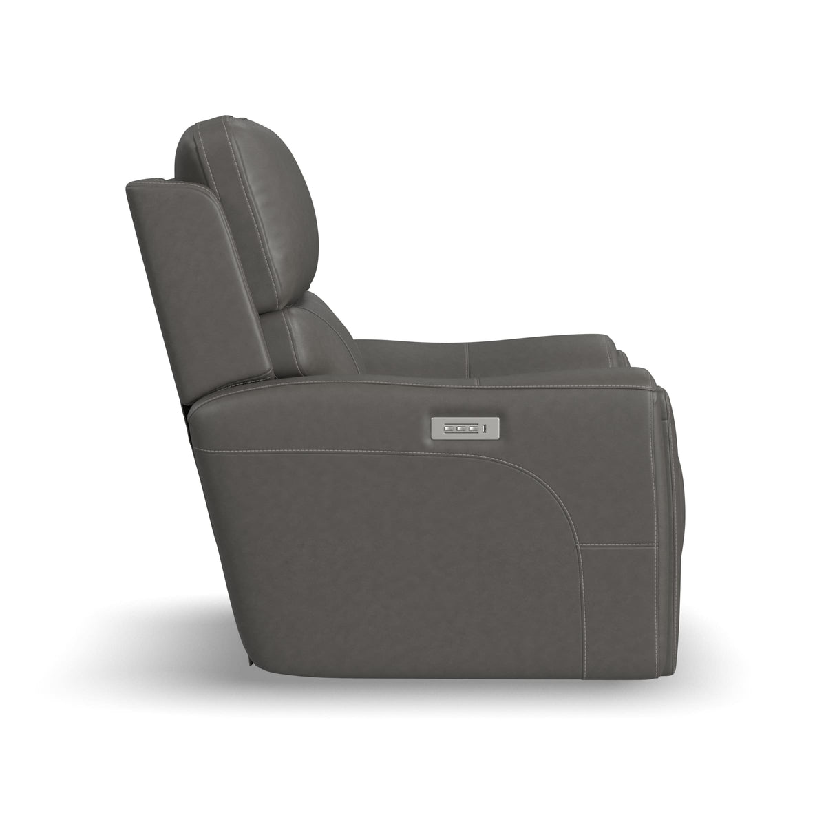 Flexsteel Carter Power Recliner with Power Headrest & Lumbar