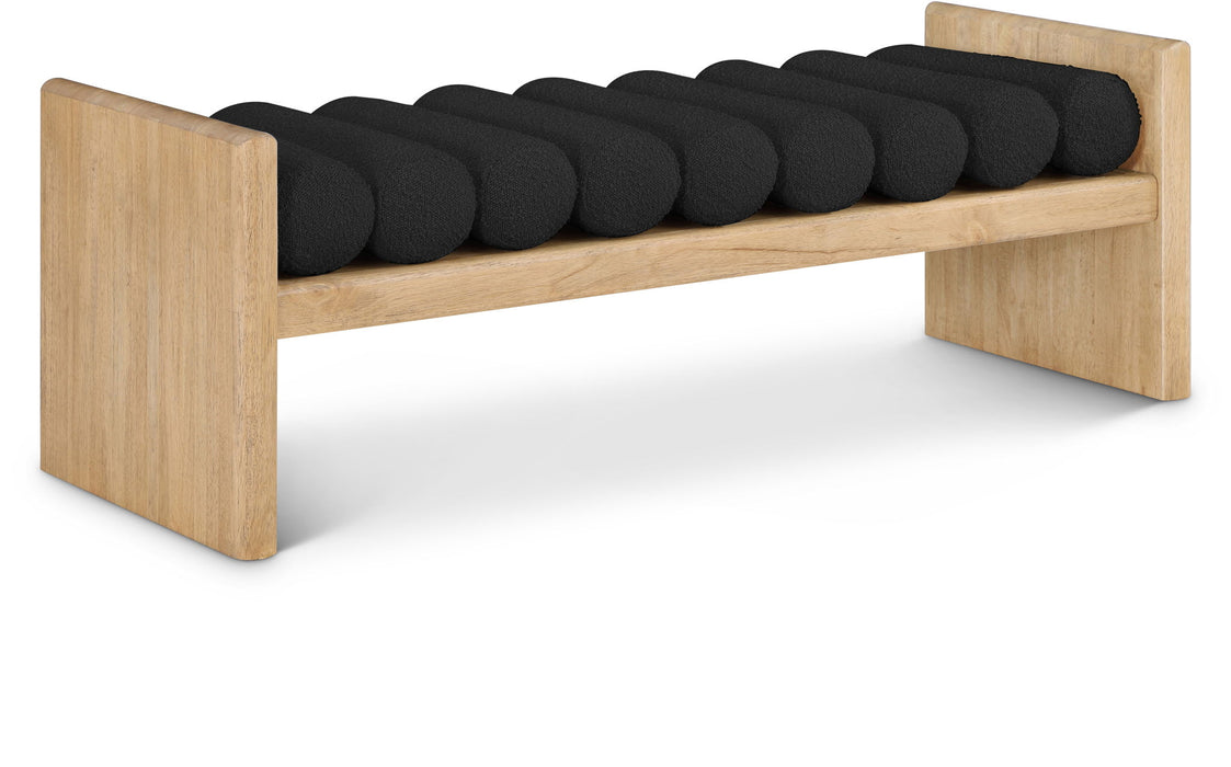 Waverly - Bench With Natural Frame