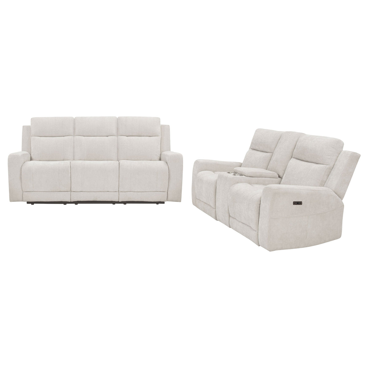 Kennett Chenille Power Reclining Sofa Set