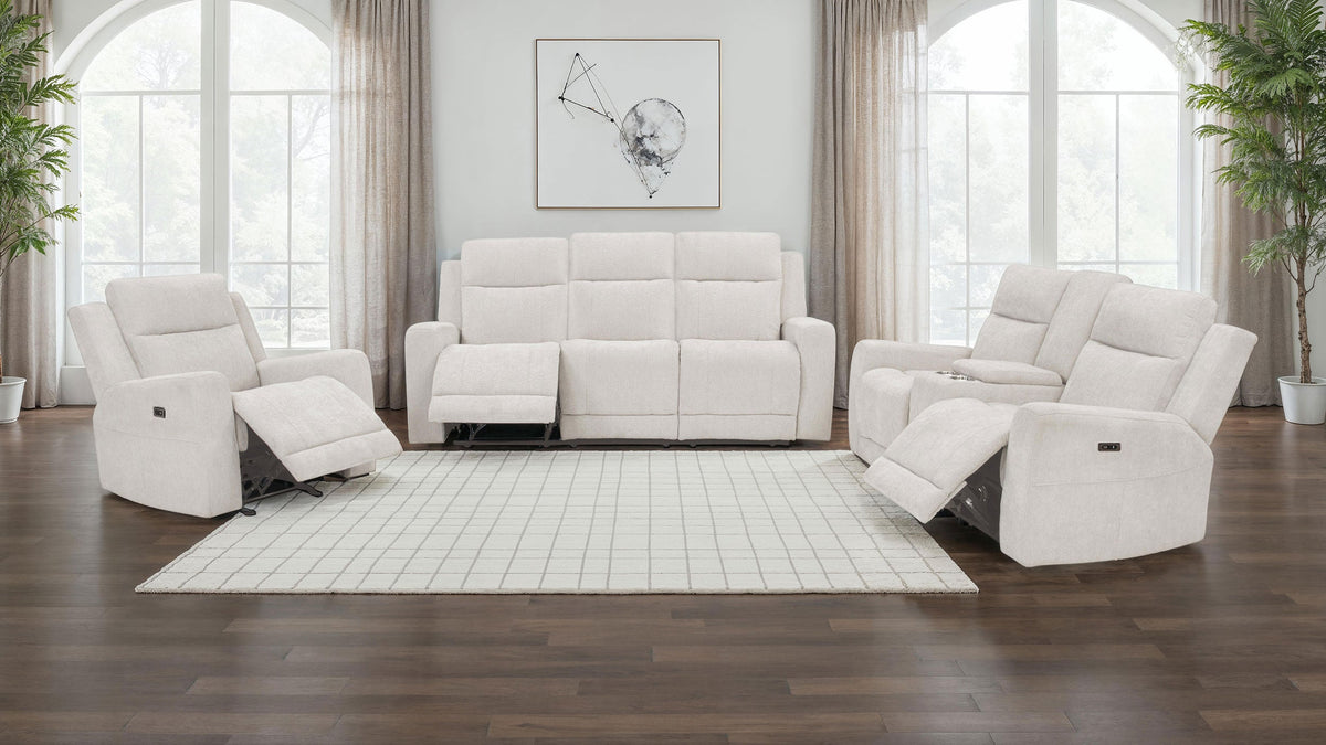 Kennett Chenille Power Reclining Sofa Set