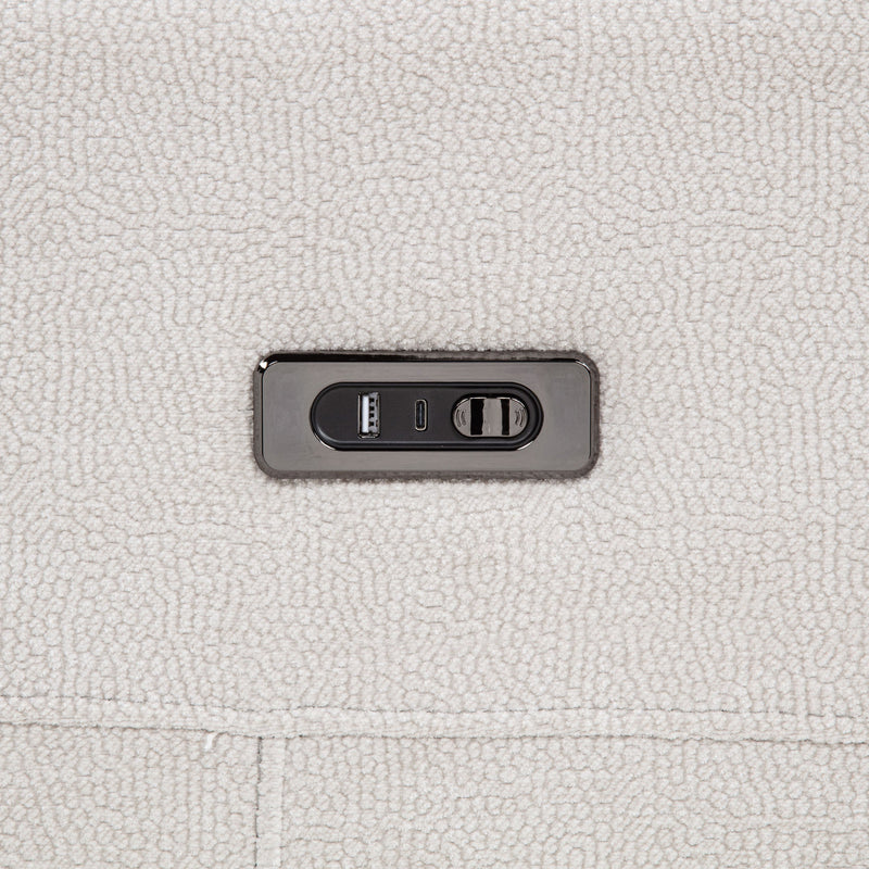 Kennett Chenille Upholstered Power Reclining Sofa