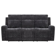 Kennett Chenille Upholstered Power Reclining Sofa