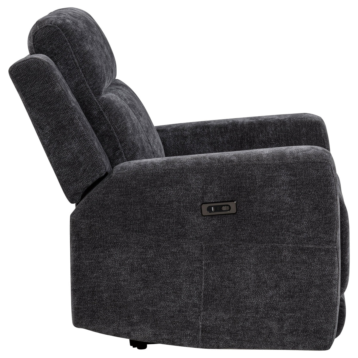 Kennett Chenille Upholstered Power Recliner Chair