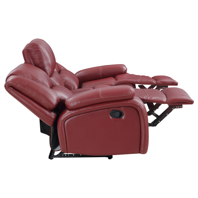 Camila Upholstered Reclining Sofa Set