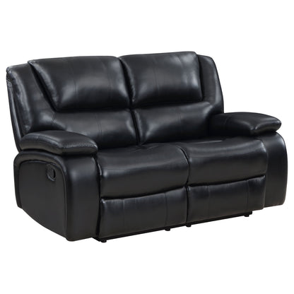 Camila Upholstered Reclining Sofa Set