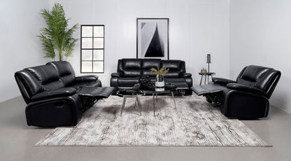 Camila Upholstered Reclining Sofa Set