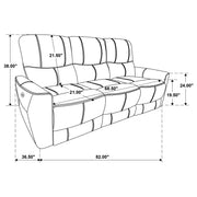 Greenfield Upholstered Power Reclining Sofa