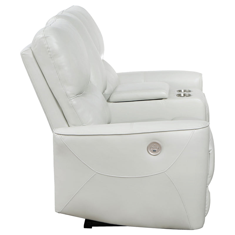 Greenfield Upholstered Power Reclining Loveseat