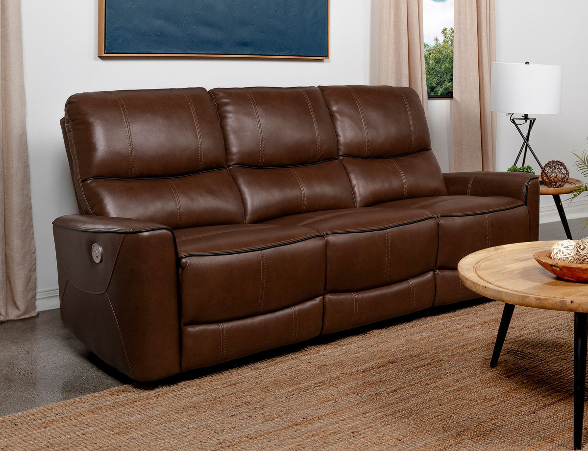 Greenfield Upholstered Power Reclining Sofa