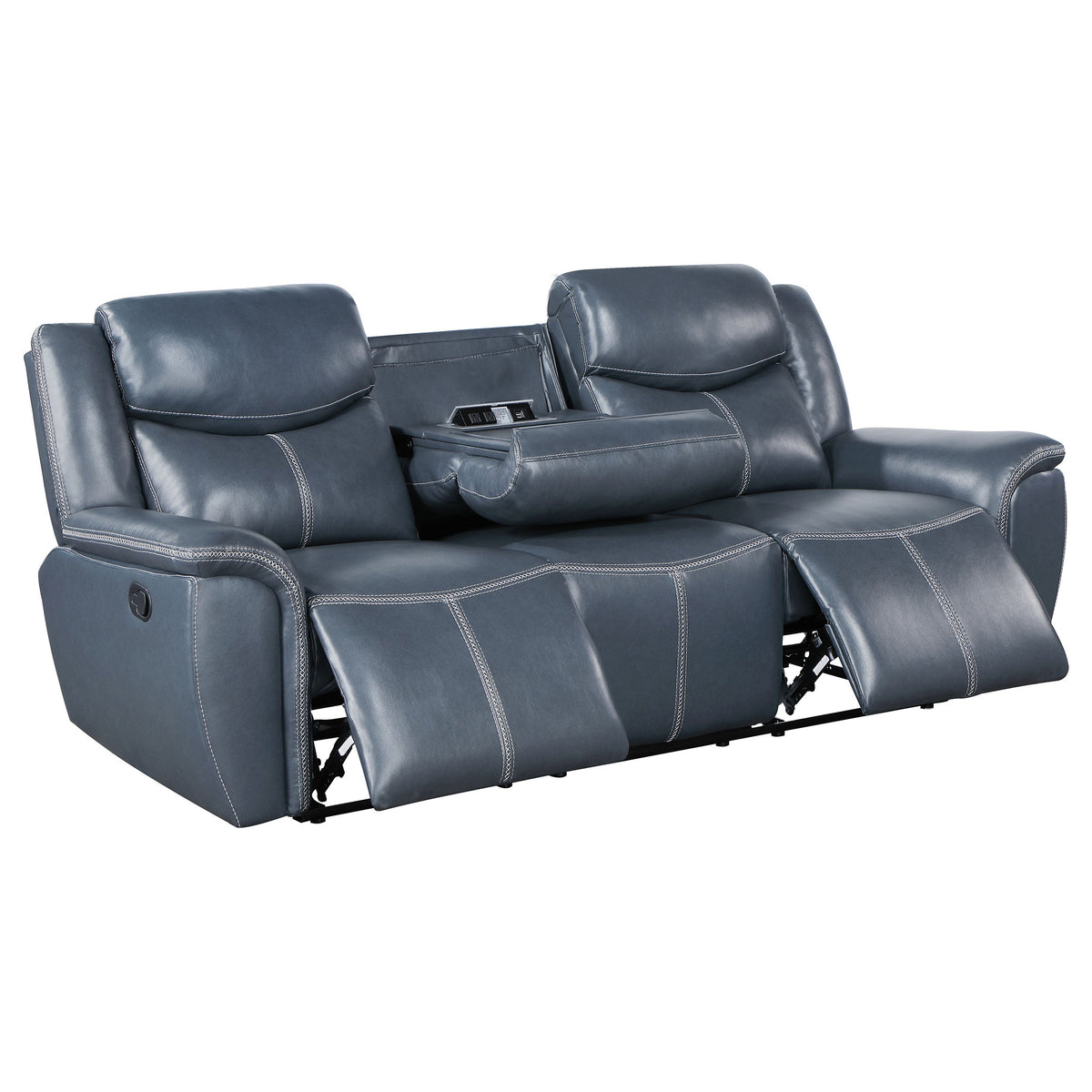 Sloane Upholstered Reclining Sofa Set