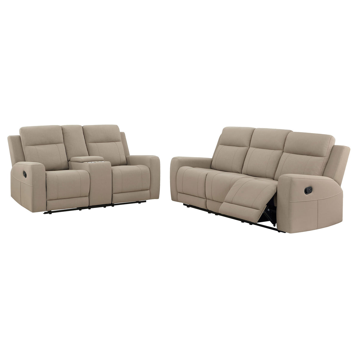 Brentwood Upholstered Reclining Sofa Set