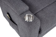 Louie Chenille Upholstered Power Lift Massage Chair