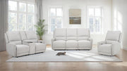 Sylmar Chenille Power Reclining Sofa Set Dove Grey 3-piece
