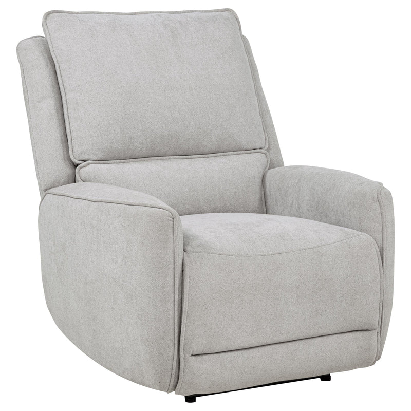 Sylmar Chenille Power Reclining Sofa Set Dove Grey