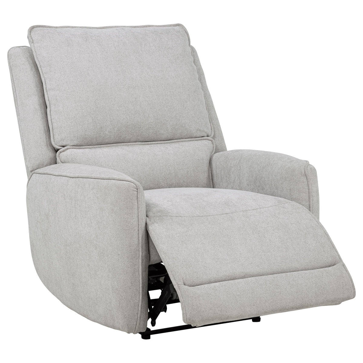 Sylmar Chenille Power Reclining Sofa Set Dove Grey