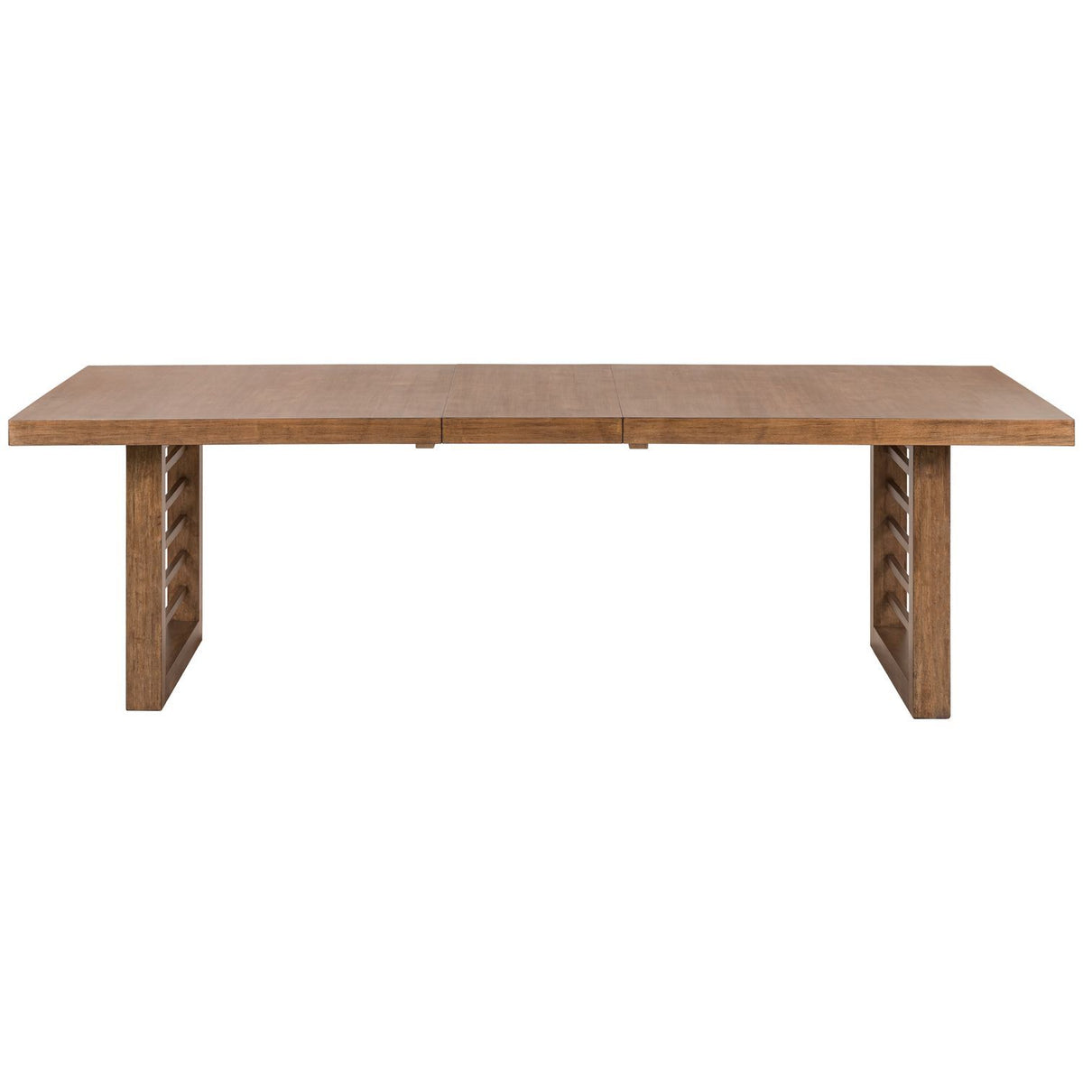 Shaker Lakes - Double Pedestal Table Set - Harvest Brown
