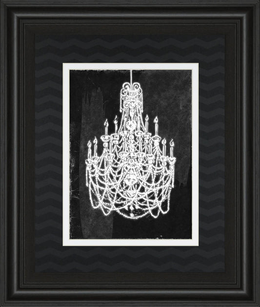 Luminous Twilight - 34" x 40" Framed Wall Art - Black