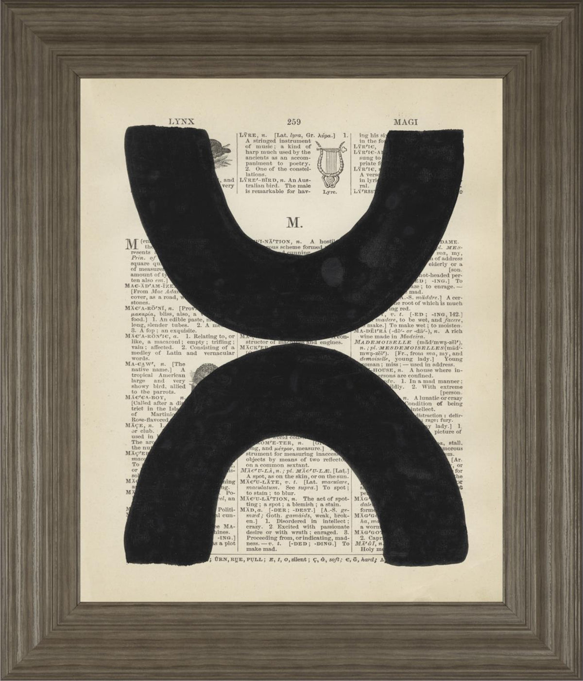 22x26 Modern Definition VII By Renee W. Stramel - Beige