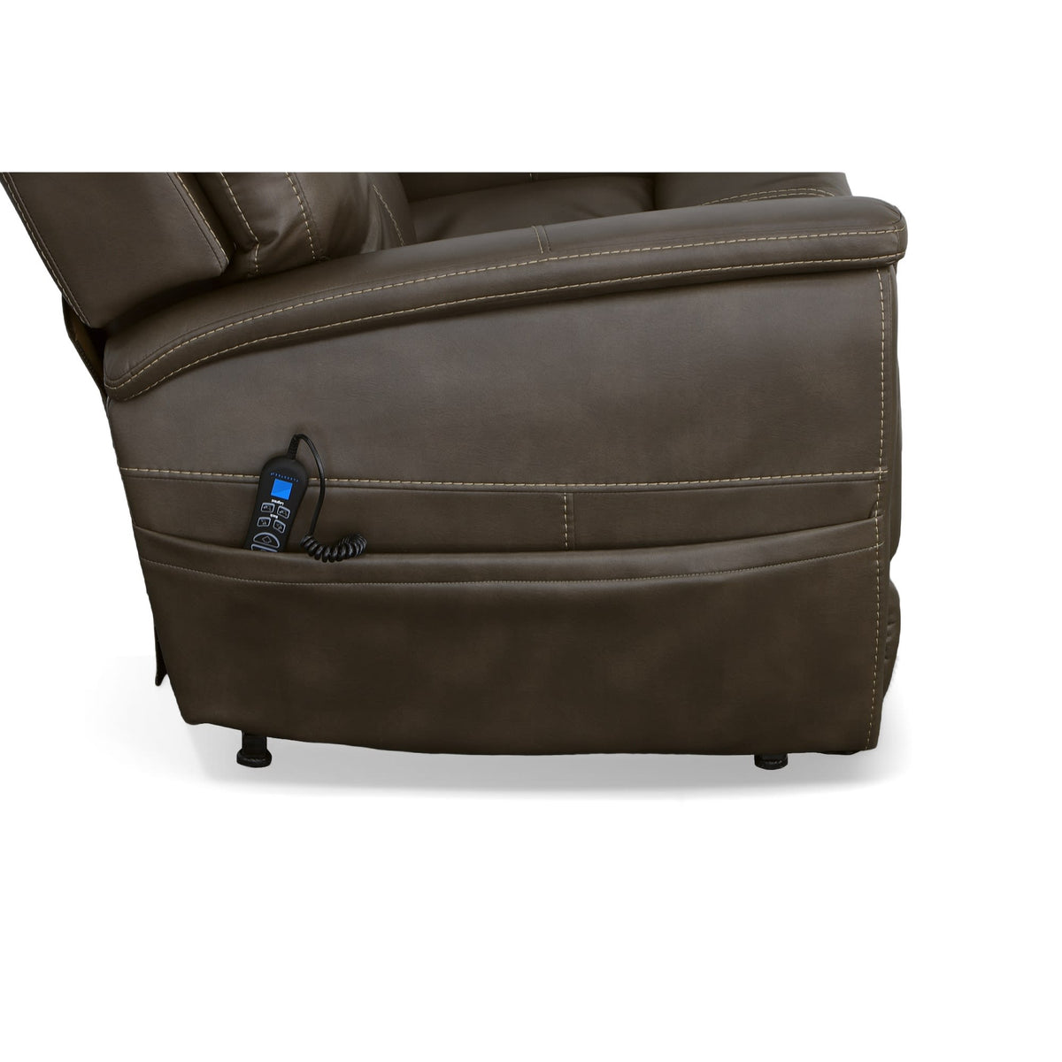 Flexsteel Shaw Power Lift Recliner with Power Headrest & Lumbar