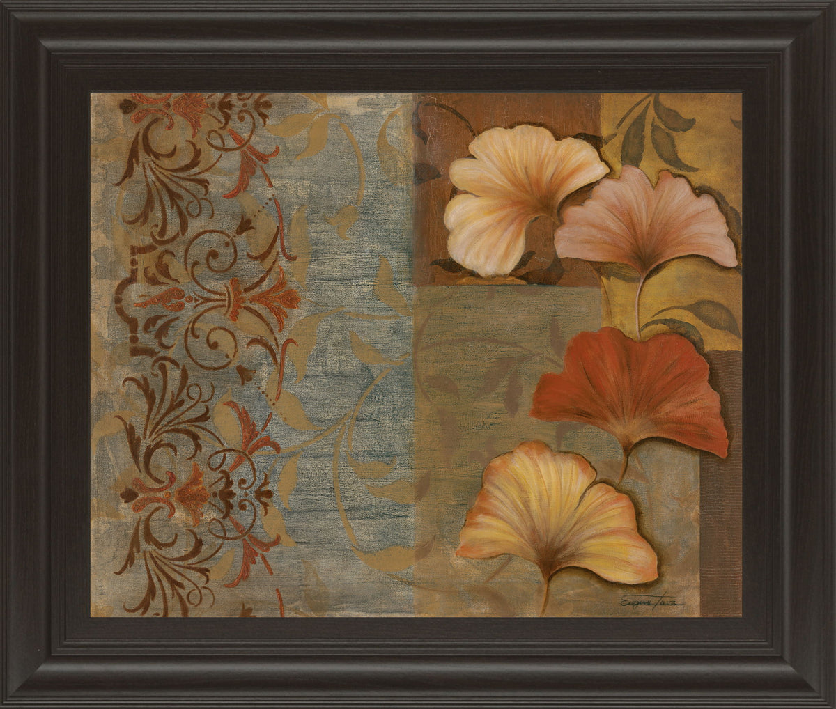 Seasonal Style Il By Tava Studio - Framed Print Wall Art - Light Brown