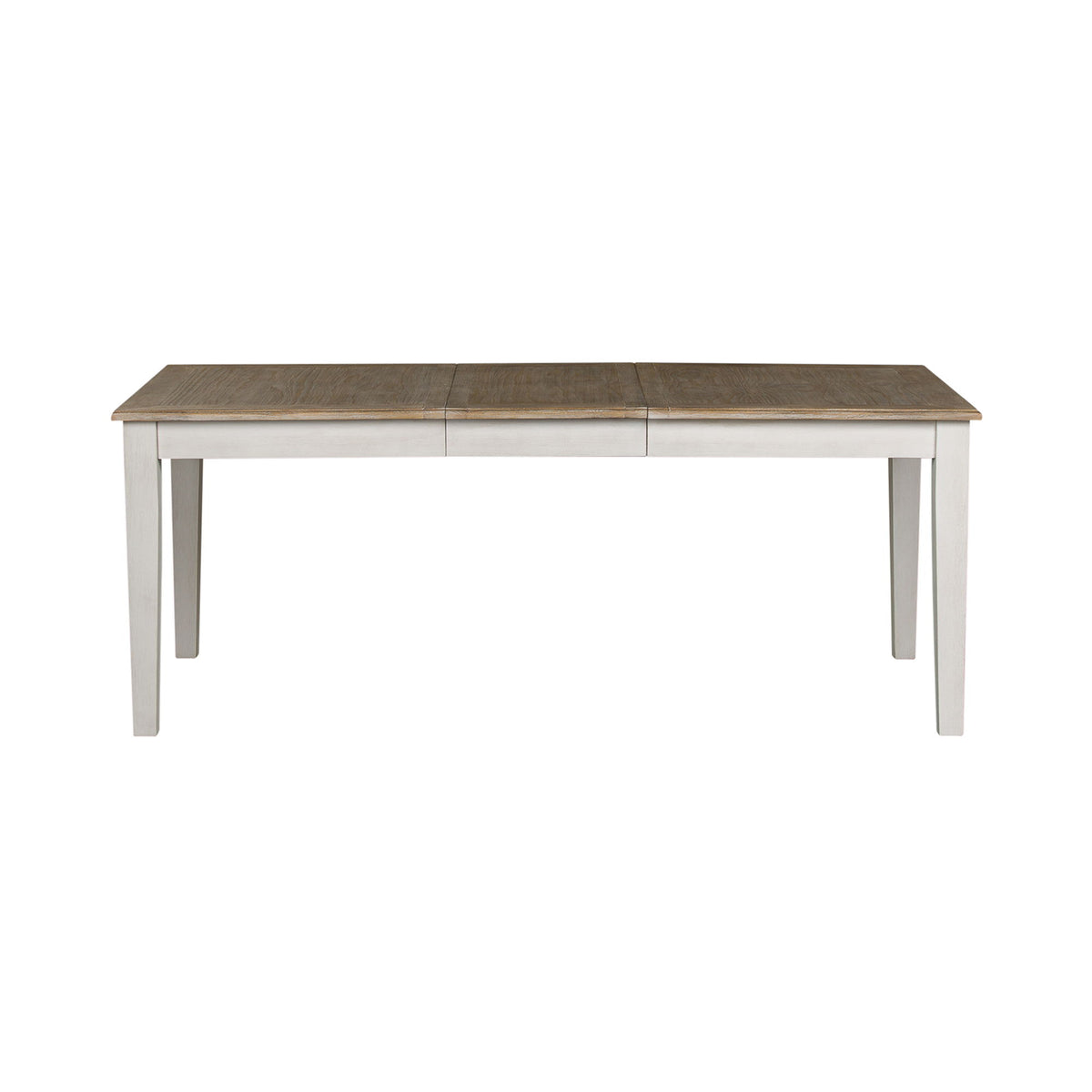 Summerville - Rectangular Leg Table - Soft White Wash / Wirebrushed Gray