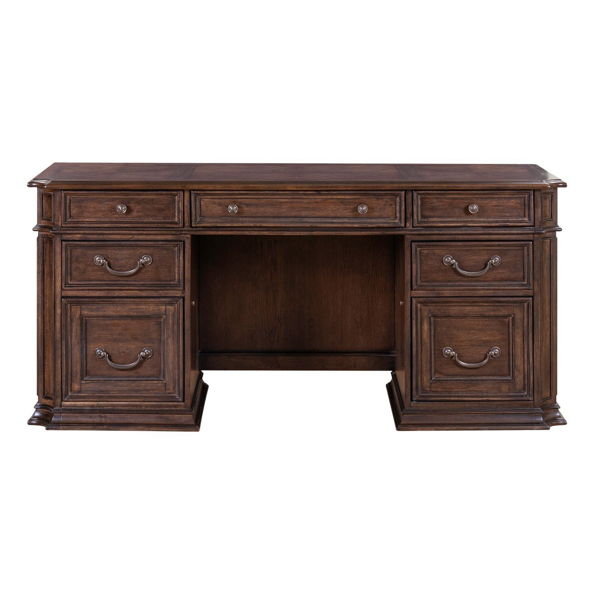Provence Park - Jr Executive Credenza - Chateau Brown